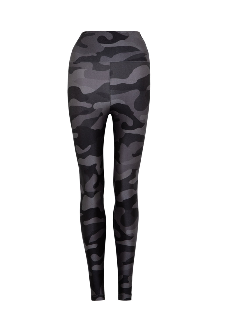 Legging Lycra® Cós Military Camouflage Noir