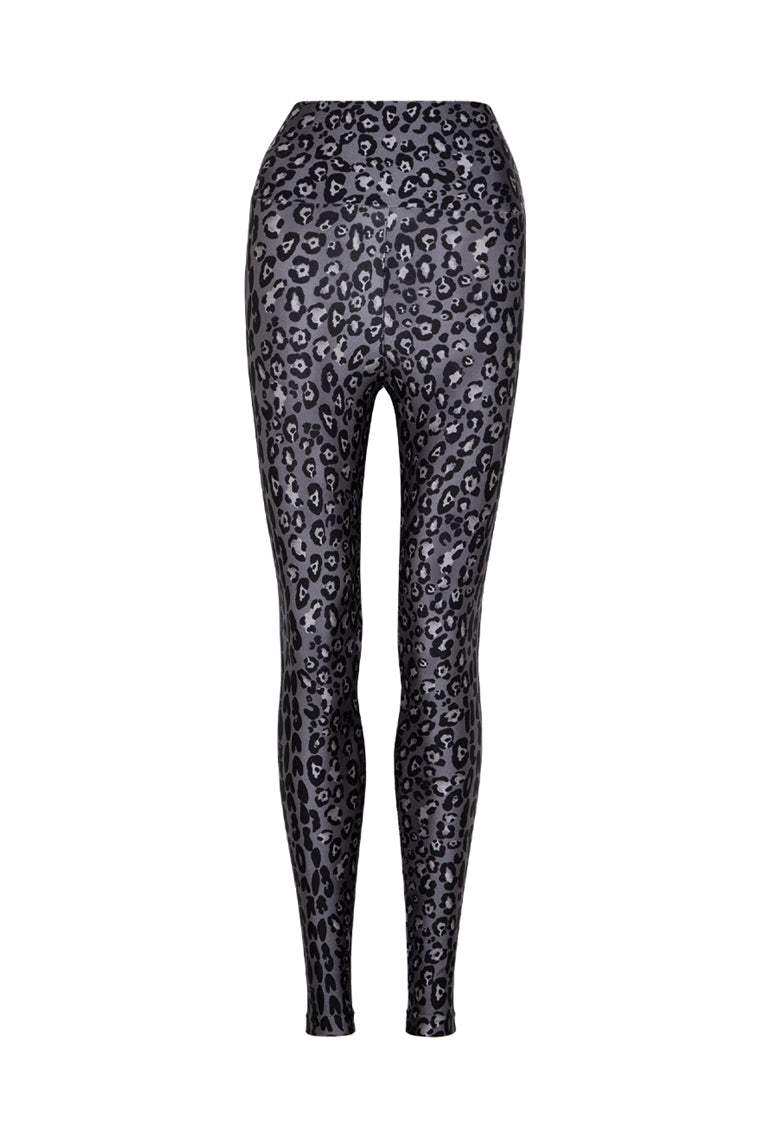 Legging Lycra® Cós Leopard Noir