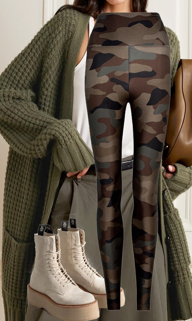 Legging Lycra® Cós Military Camouflage