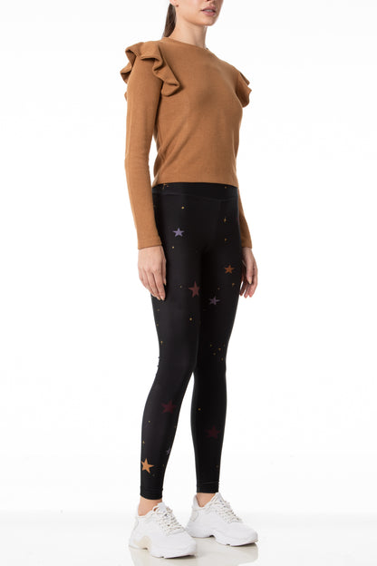 Legging Lycra® Printed Midnight Stars