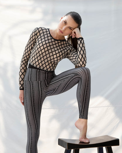 Legging Lycra® Cós Puglia Stripes