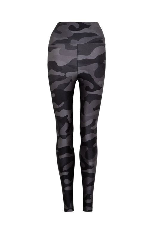 Legging Lycra® Cós Military Camouflage Noir