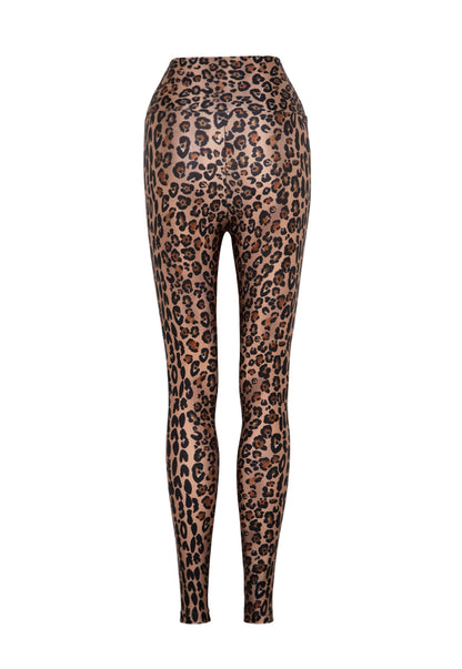 Legging Lycra® Cós Leopard Gold