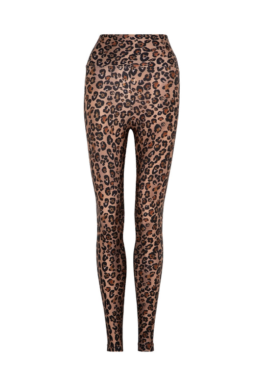 Legging Lycra® Cós Leopard Gold