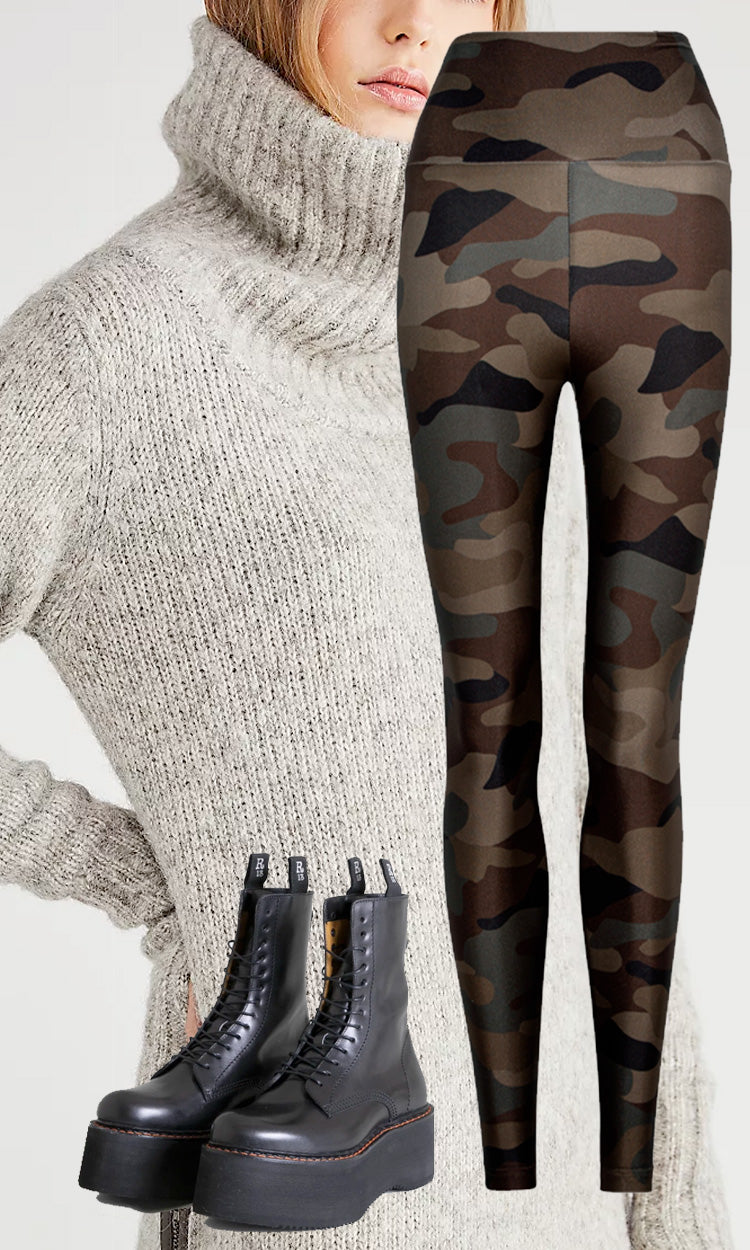 Legging Lycra® Cós Military Camouflage